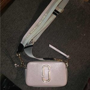 Marc Jacobs Glittery White Crossbody Bag